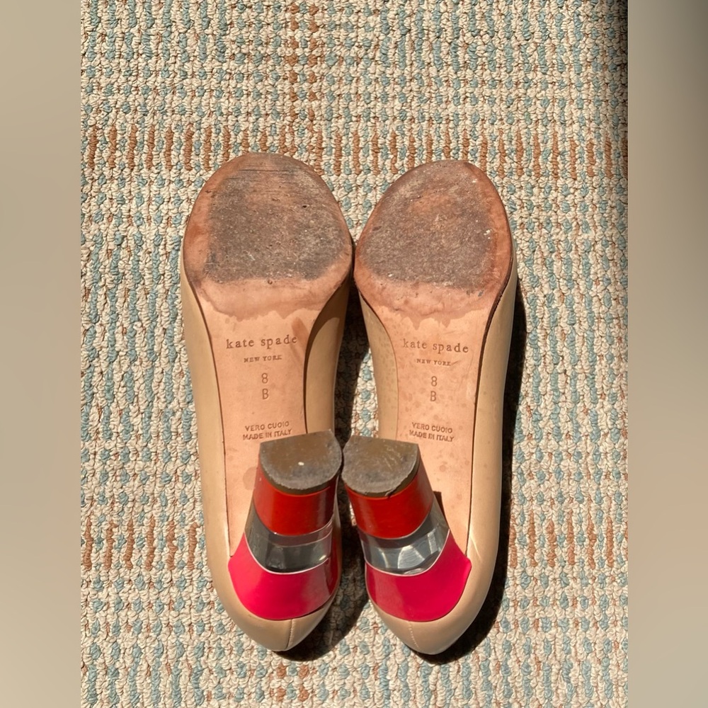 Kate Spade Nude Pump with Lucite Heel❣️ - Picture 4 of 12